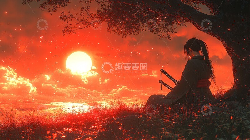 女子思索祖先佩剑2