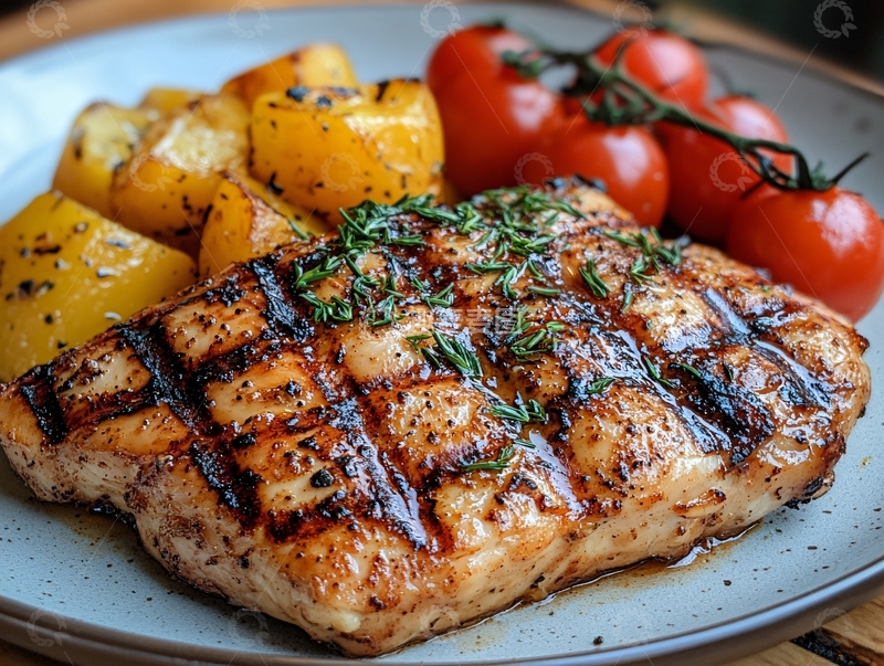 高清大图下载【趣麦麦图】轻食烤鸡胸肉5