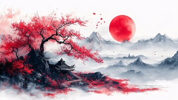 樱花幻想樱花幻想月亮1