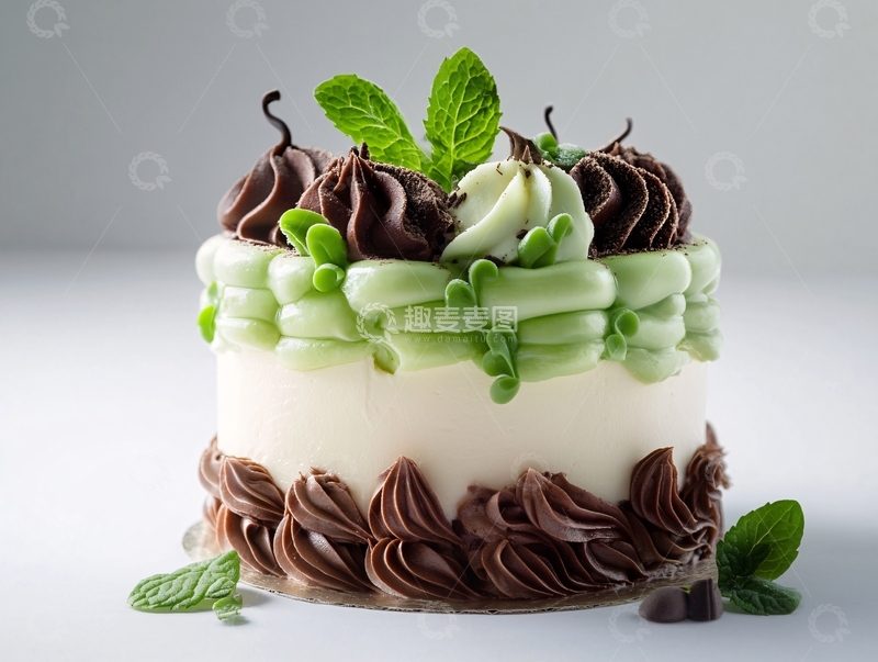 高清大图下载【趣麦麦图】绿色系甜品