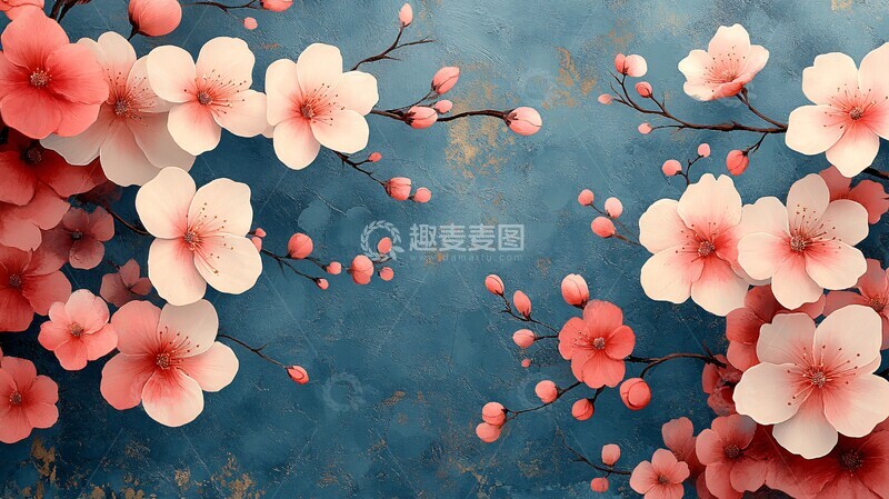 高清大图下载【趣麦麦图】漫画风格图案背景