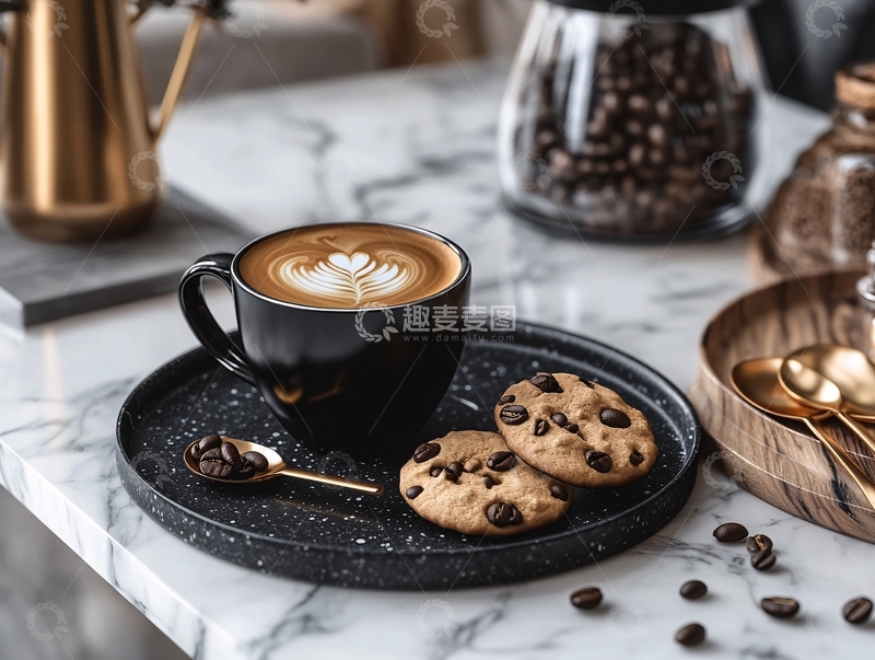 高清大图下载【趣麦麦图】西点咖啡