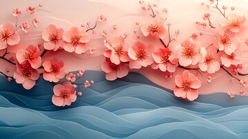 漫画风格图案背景3