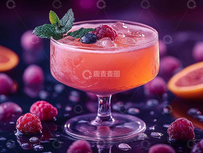 高清大图下载【趣麦麦图】树莓龙舌兰1