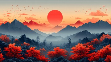 中秋节简约边框3