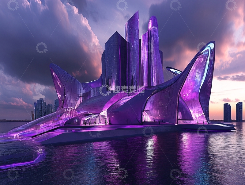 高清大图下载【趣麦麦图】扎哈建筑7