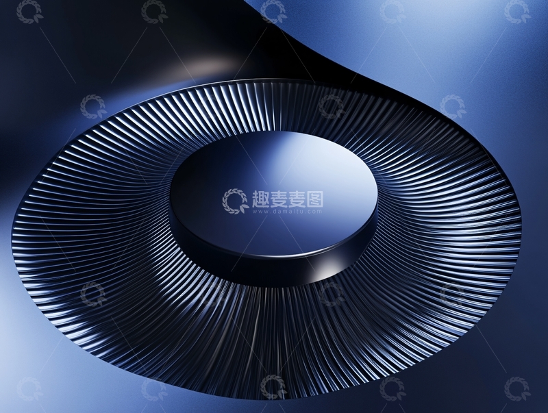 高清大图下载【趣麦麦图】金属一圈一圈质感