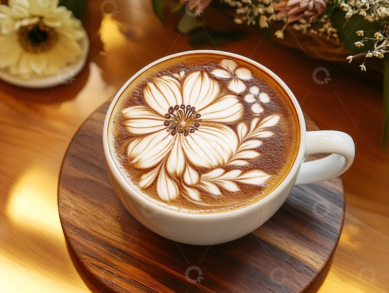 高清大图下载【趣麦麦图】花型咖啡拉花