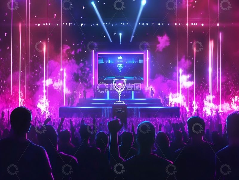 高清大图下载【趣麦麦图】电竞舞台1
