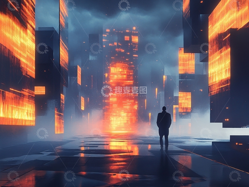 高清大图下载【趣麦麦图】超现实城市2