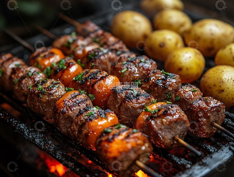 高清大图下载【趣麦麦图】烤串高清图4
