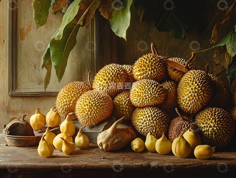 高清大图下载【趣麦麦图】菠萝蜜静物