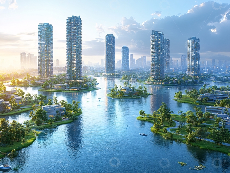 高清大图下载【趣麦麦图】现代湖居科技豪宅2