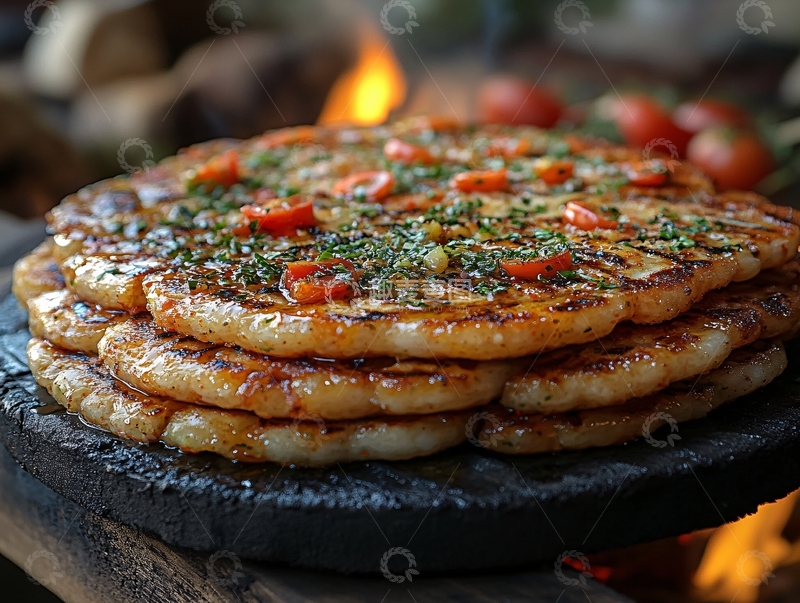 高清大图下载【趣麦麦图】铁板年糕2