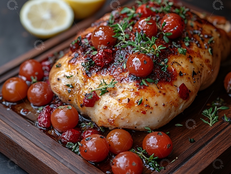 高清大图下载【趣麦麦图】烤制的鸡胸肉4