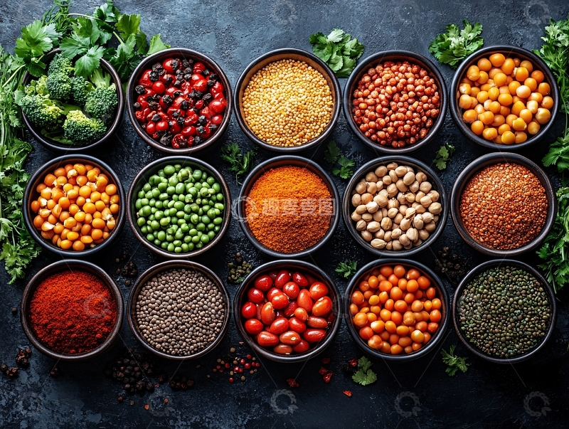 高清大图下载【趣麦麦图】豆类背景图片