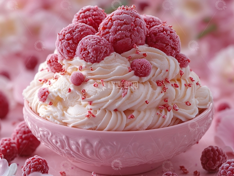 高清大图下载【趣麦麦图】树莓红丝绒