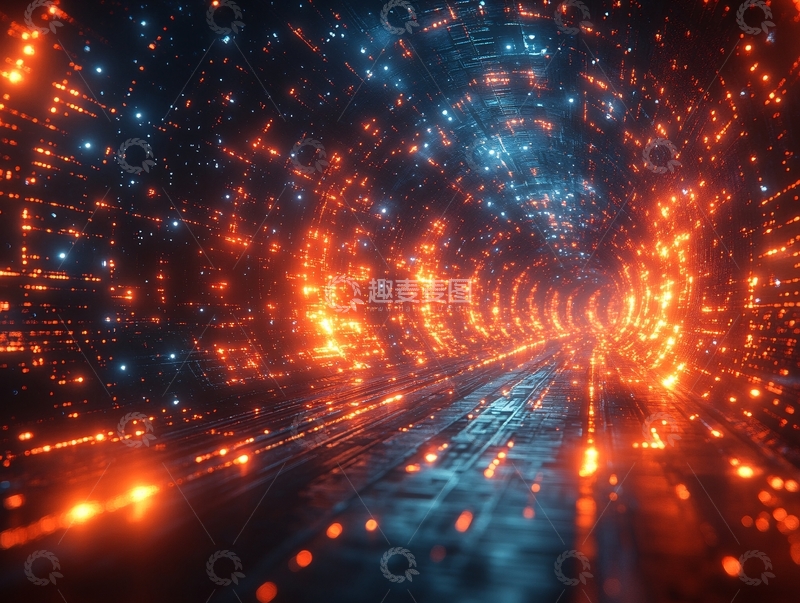 高清大图下载【趣麦麦图】渲染隧道4