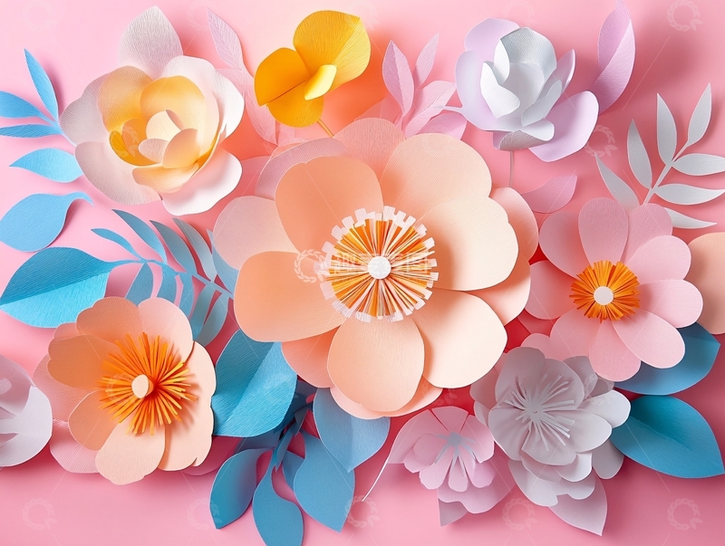 高清大图下载【趣麦麦图】纸艺花设计4