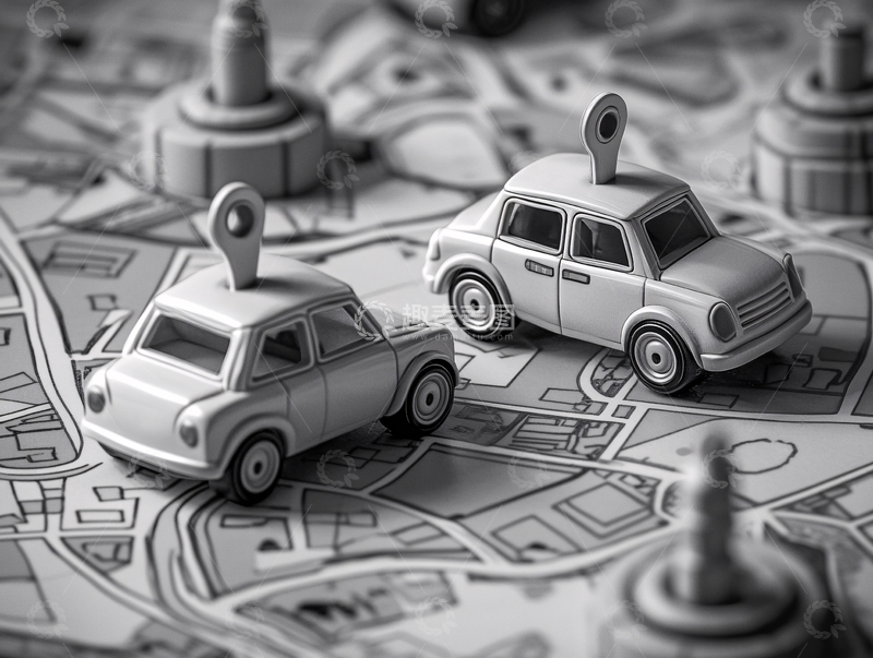 高清大图下载【趣麦麦图】汽车定位服务2