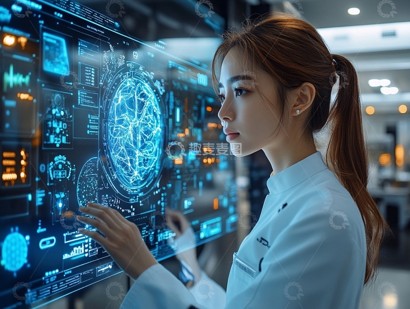 高清大图下载【趣麦麦图】人工智能医院16