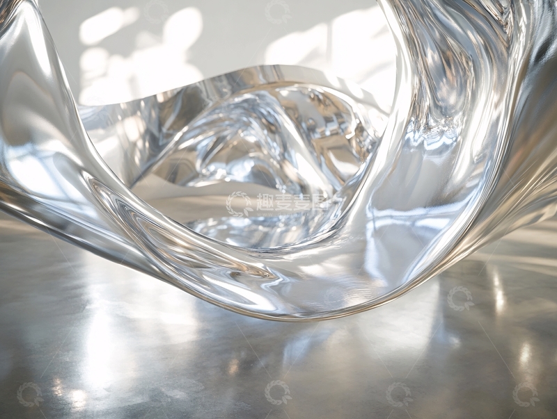 高清大图下载【趣麦麦图】金属流体9