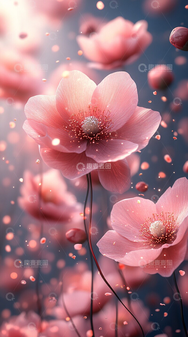 高清大图下载【趣麦麦图】盛开牡丹花瓣