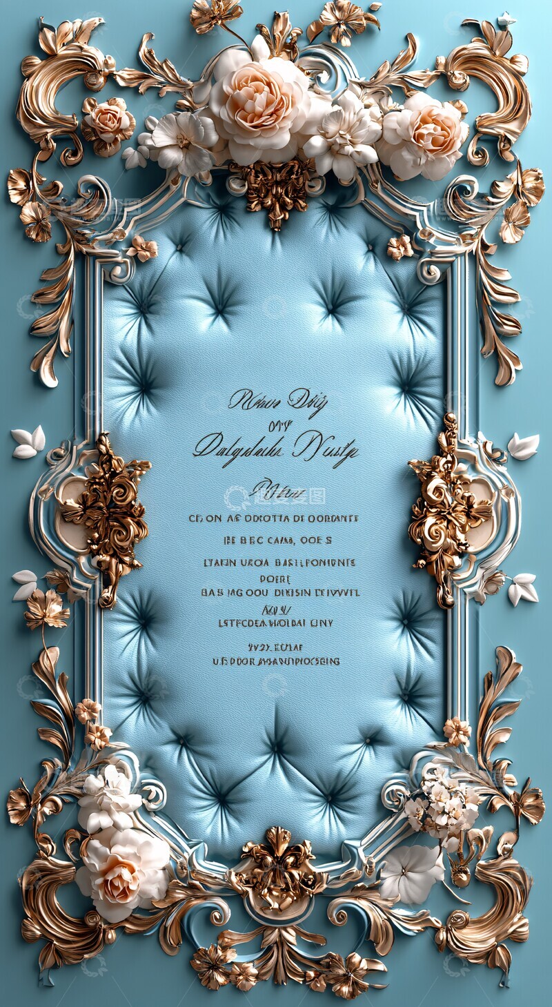 高清大图下载【趣麦麦图】迪奥编织邀请函