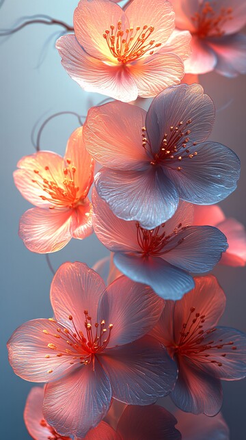 柔和花纹印象背景1