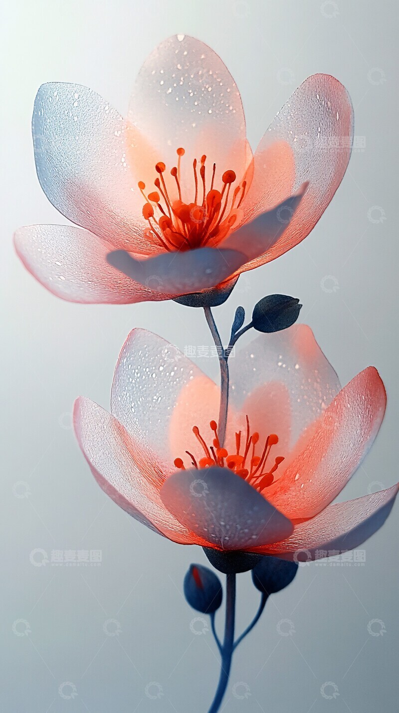 高清大图下载【趣麦麦图】水彩花束水彩花束花朵1