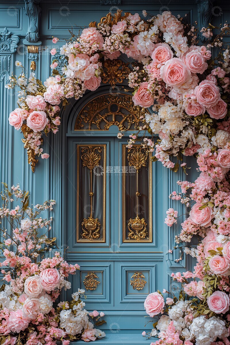 高清大图下载【趣麦麦图】粉色法式宫廷风3