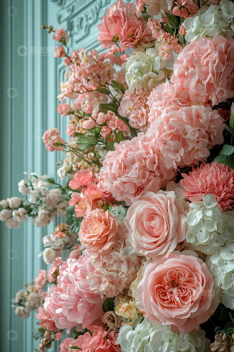 高清大图下载【趣麦麦图】粉色法式宫廷风2