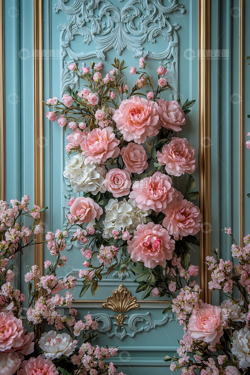 高清大图下载【趣麦麦图】粉色法式宫廷风1