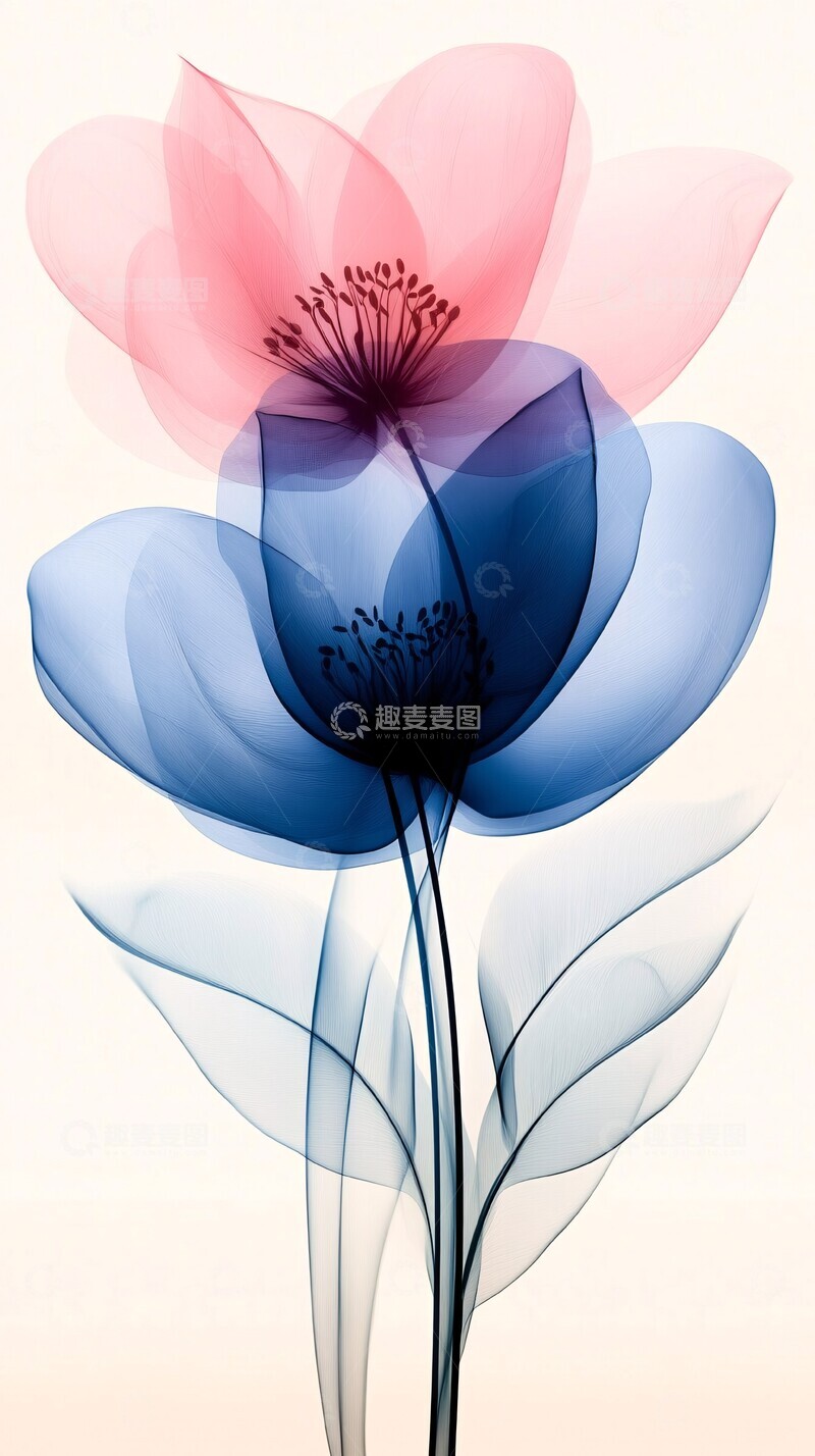 高清大图下载【趣麦麦图】光花朵背景花朵背景空间1