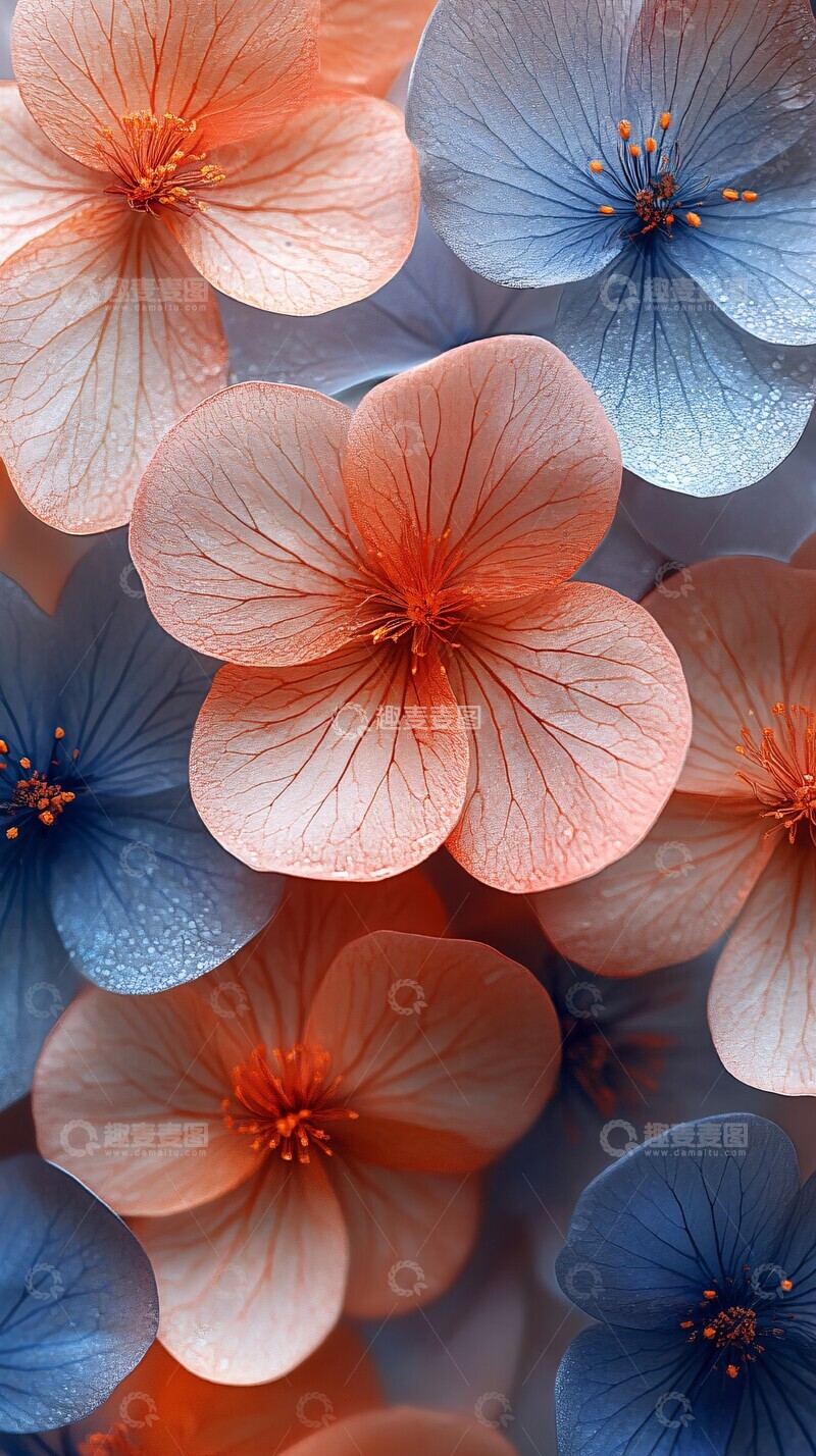 高清大图下载【趣麦麦图】古典纹样花瓣图2