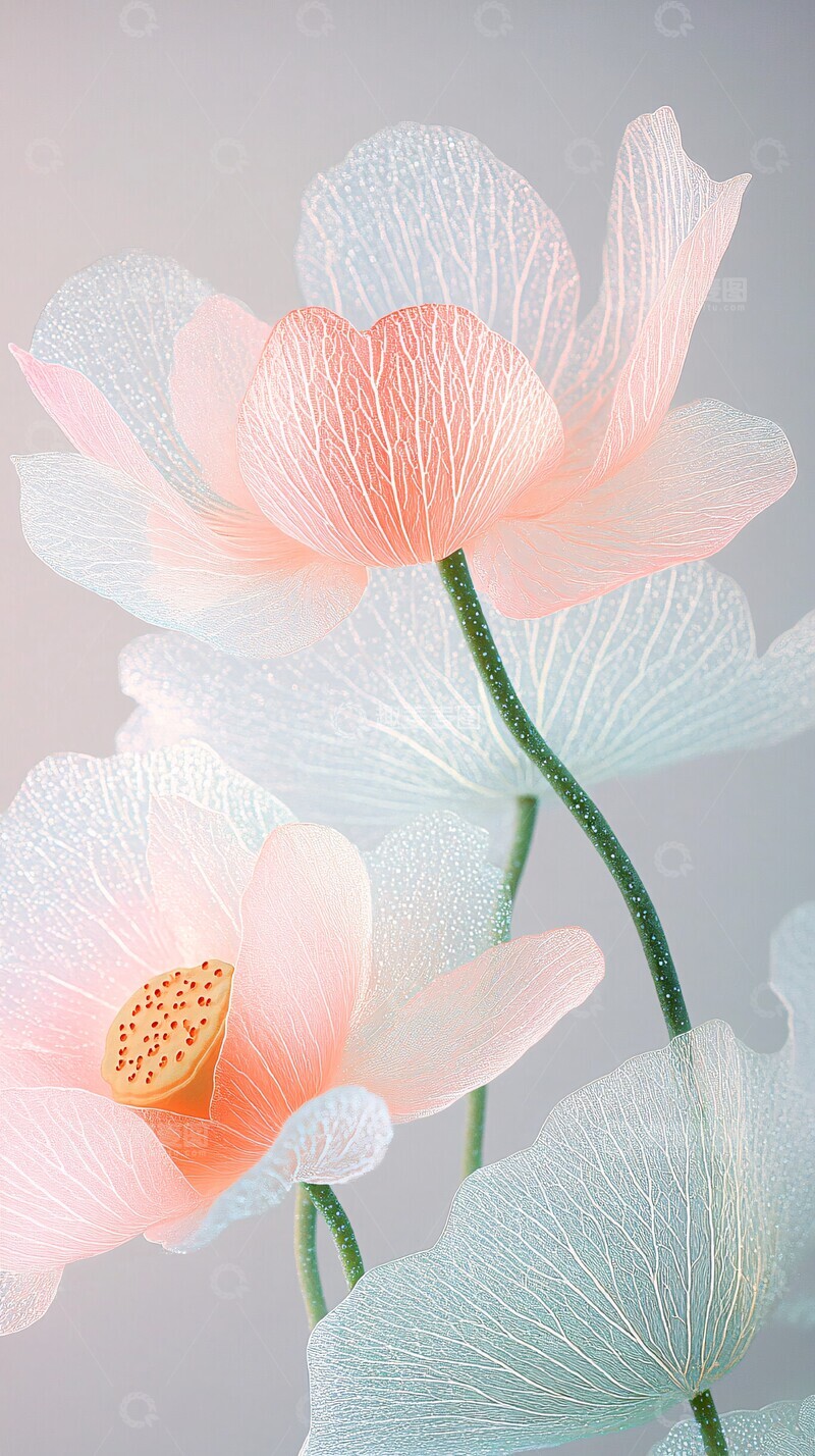 高清大图下载【趣麦麦图】莲花水滴特写