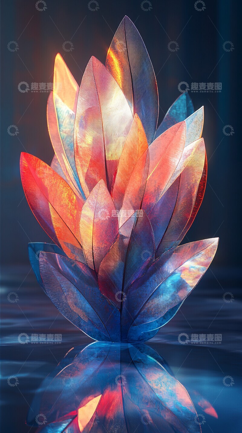 高清大图下载【趣麦麦图】羽毛梦幻装置