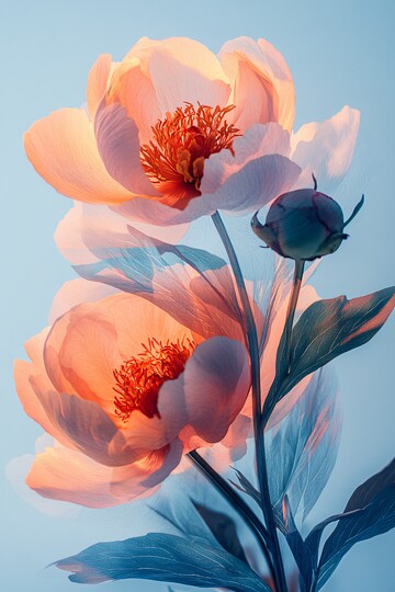 牡丹花多次曝光2