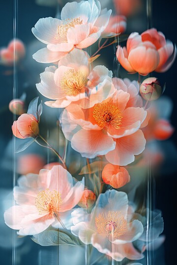 牡丹花多次曝光3