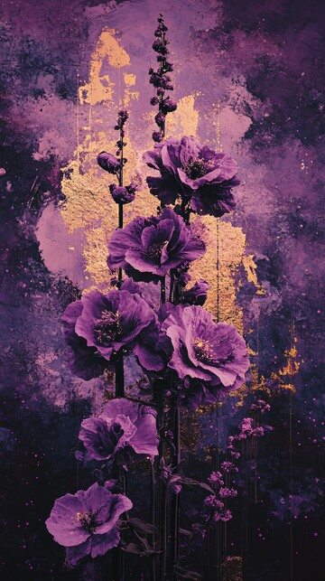 哥特之花哥特赛博朋克蒸汽波