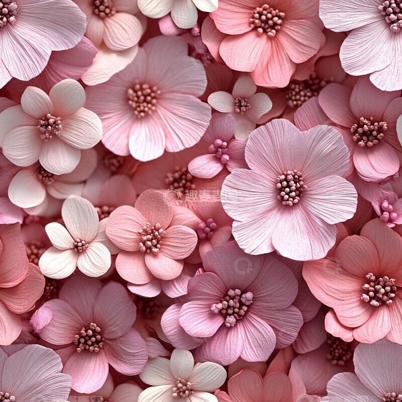 高清大图下载【趣麦麦图】压花设计花卉