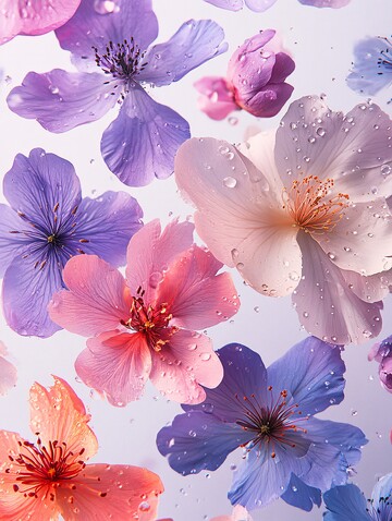 茉莉牡丹樱花图2