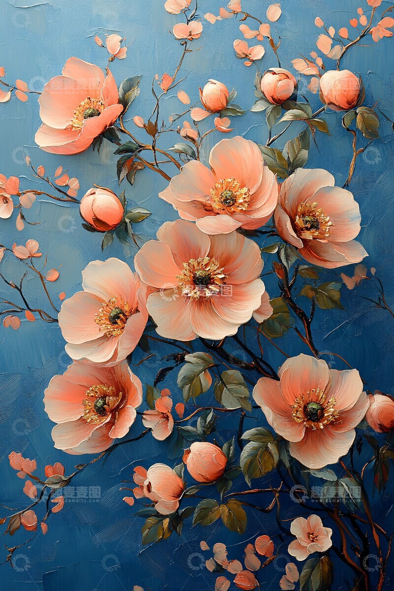 高清大图下载【趣麦麦图】花卉装饰图案3