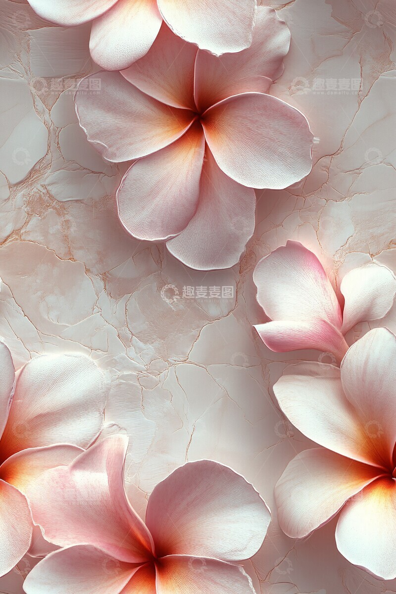 高清大图下载【趣麦麦图】乳白木纹鸡蛋花3