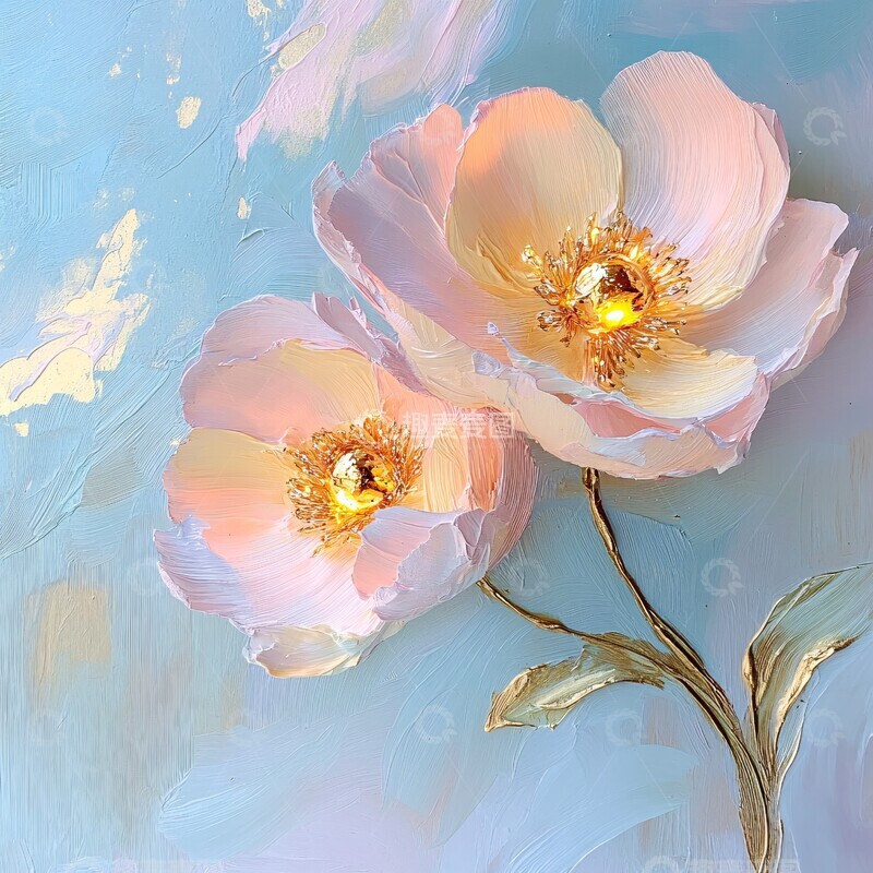 高清大图下载【趣麦麦图】黄牡丹花瓣纹理3