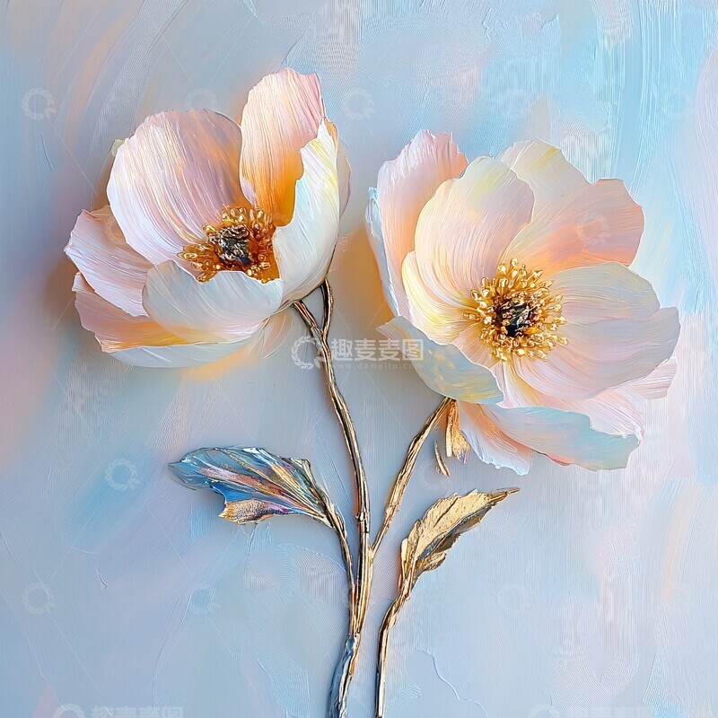 高清大图下载【趣麦麦图】黄牡丹花瓣纹理1