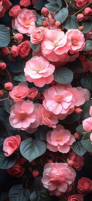 粉色花朵覆盖图