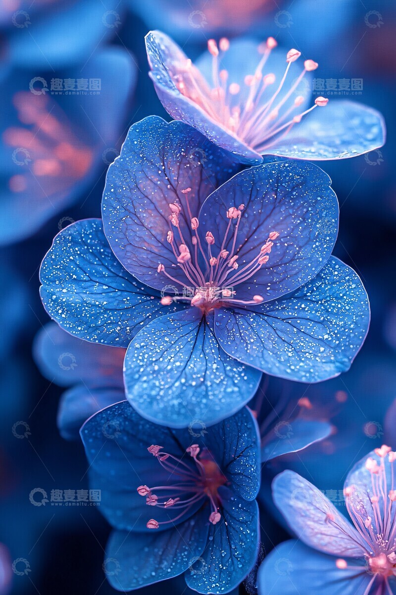 高清大图下载【趣麦麦图】蓝紫色调图形设计2