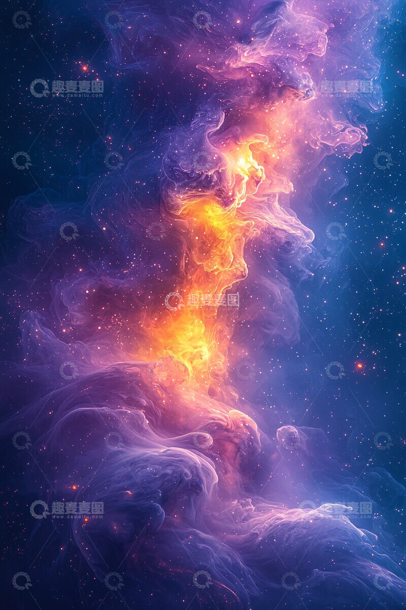 高清大图下载【趣麦麦图】蓝紫色调图形设计3