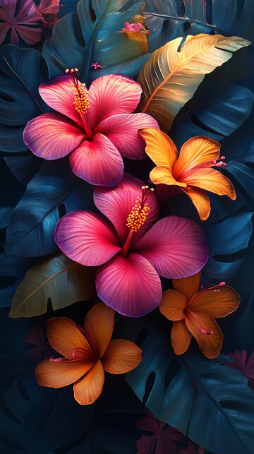 热带花卉与奇幻色彩3